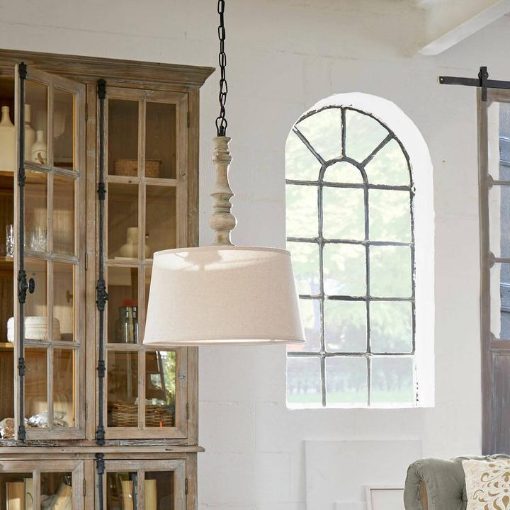 Image du produit Loberon Lampe à suspendre Martigny beige (E14)