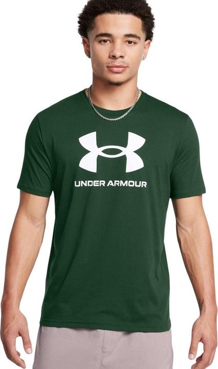 Actual product image Under Armour Koszulka męska Sportstyle Logo zielona 1382911 301 XL (XL)