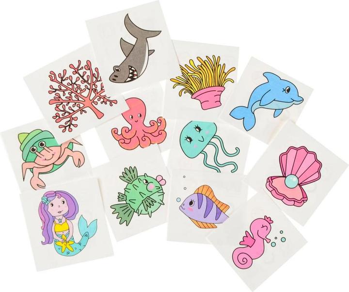 LG-Imports Tatuaggi animali marini, 12 pz.