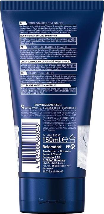 Produktbild NIVEA MEN Craft Stylers Fixating Styling Gel (Haargel, 150 ml)