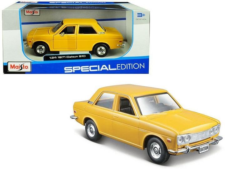 Produktbild Maisto Composite-Modell Datsun 510 1/24 gelb