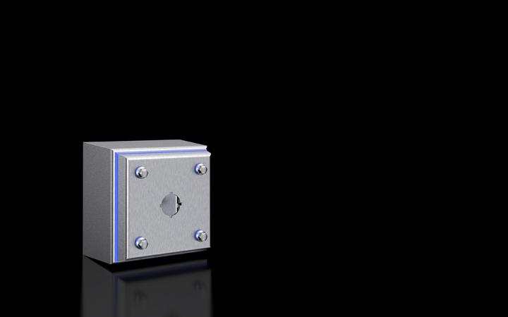 Actual product image Rittal HD push-button housing HD 1681600Stainless steel 1.4301 1 push-button O 22.5mm (Housing)