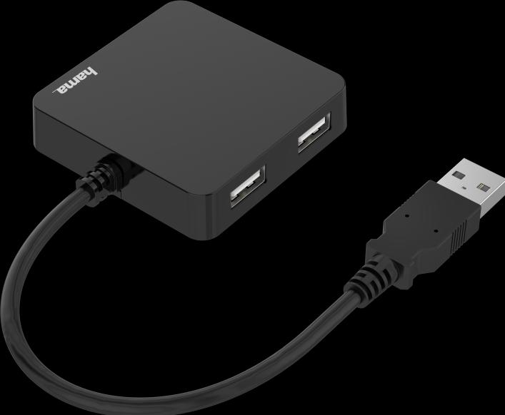 Produktbild Hama USB 2.0 Hub (USB-A, 4 Ports)