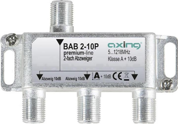 Produktbild Axing Kabel-TV Abzweiger (10 dB, Antennenkabel)