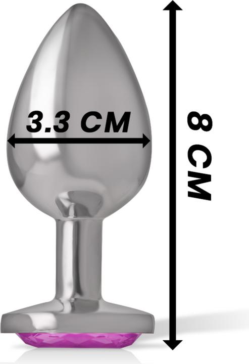 Image du produit Intense Plug Anal Métal Rose Taille M
