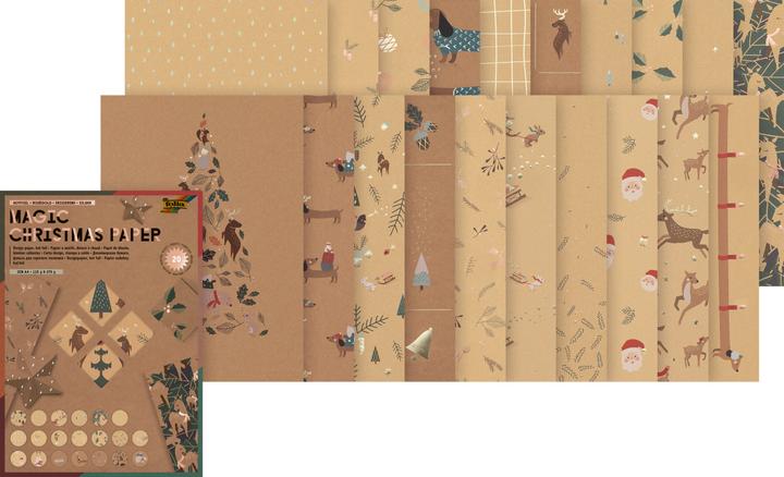 Actual product image Folia Design paper Magic Christmas A4, 115/270 g/m², 20 sheets (270 g/m², 1 x)