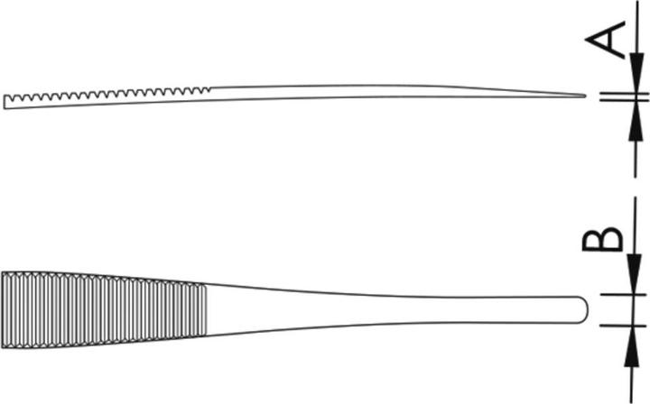 Actual product image Wetec Component precision tweezers 125A-SA