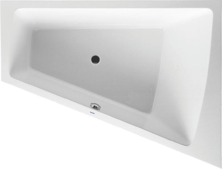Produktbild Duravit Badewanne PAIOVA 1800x1400mm, 1 Rückenschräge rechts weiss (315 l, 180 cm, 140 cm)
