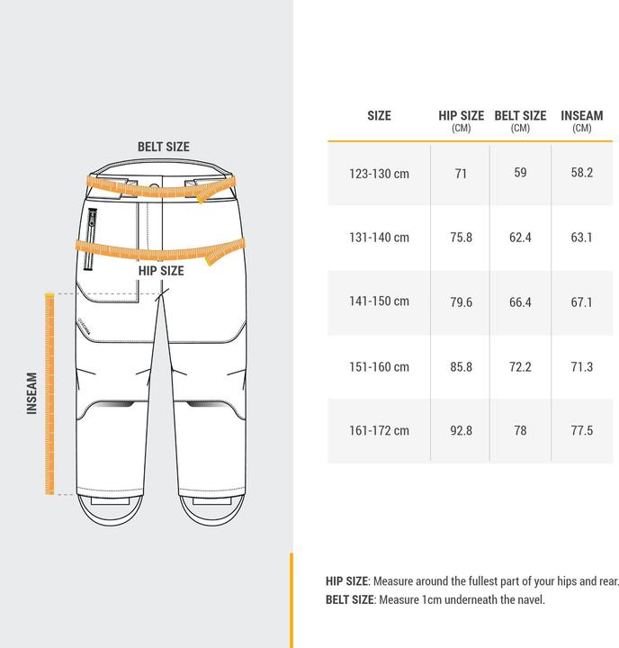 Immagine prodotto Quechua Pantaloni invernali softshell per bambini taglia 122-170 caldi per l'escursionismo - SH500 Mountain