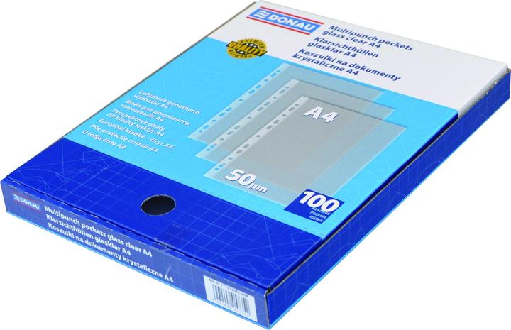Produktbild Donau Prospekthüllen, pp, a4, kristall, 50 mikron, 100 stück (100 x)