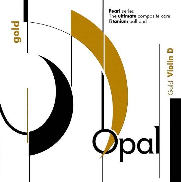 Produktbild Opal Violinsaite D Gold