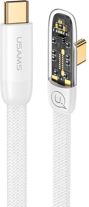 Produktbild EKO 100W Ladekabel Type-C auf Type-C Winkel 90 Modell Iceflake 2m (2 m, USB 4.0, 100 W)