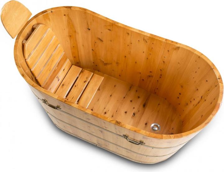 Produktbild PureHaven Holzbadewanne (120 l, 120 cm, 62 cm)