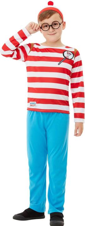 Actual product image Wheres Wally? Boys Deluxe Costume Set (110)