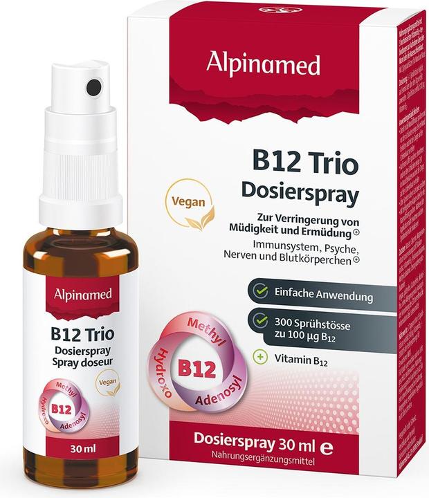 Actual product image Alpinamed B12 Trio (1 Piece, Spray, 120 g)