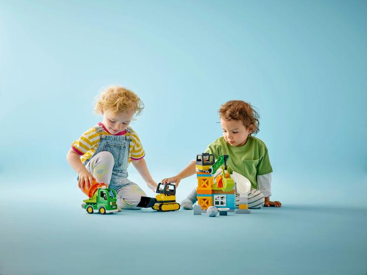 Actual product image LEGO 10990 Construction site with construction vehicles (10990)