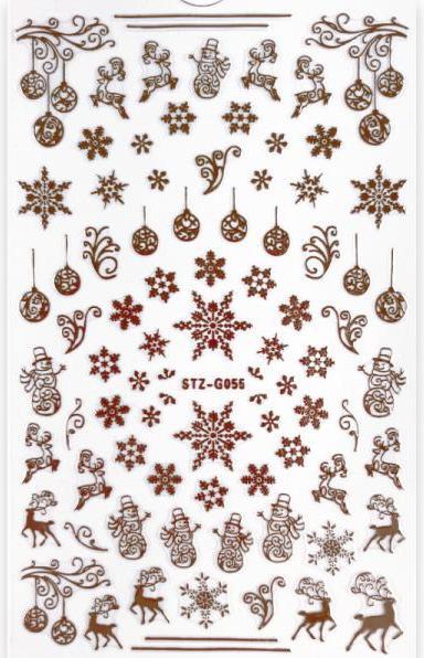 BrillBird Nail sticker (STZ-G055) - Christmas (Nagellacktrockner)
