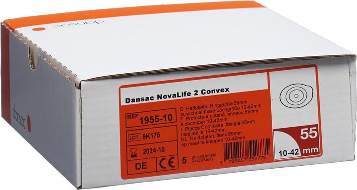 Dansac Basisplatte Convex (5 Stück, 164 g)