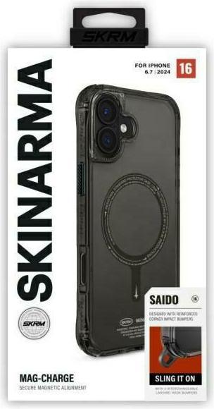 Immagine prodotto Skinarma case Saido iPhone 16 Plus 6.7" Magnetic Charging black (Apple iPhone 16 Plus)