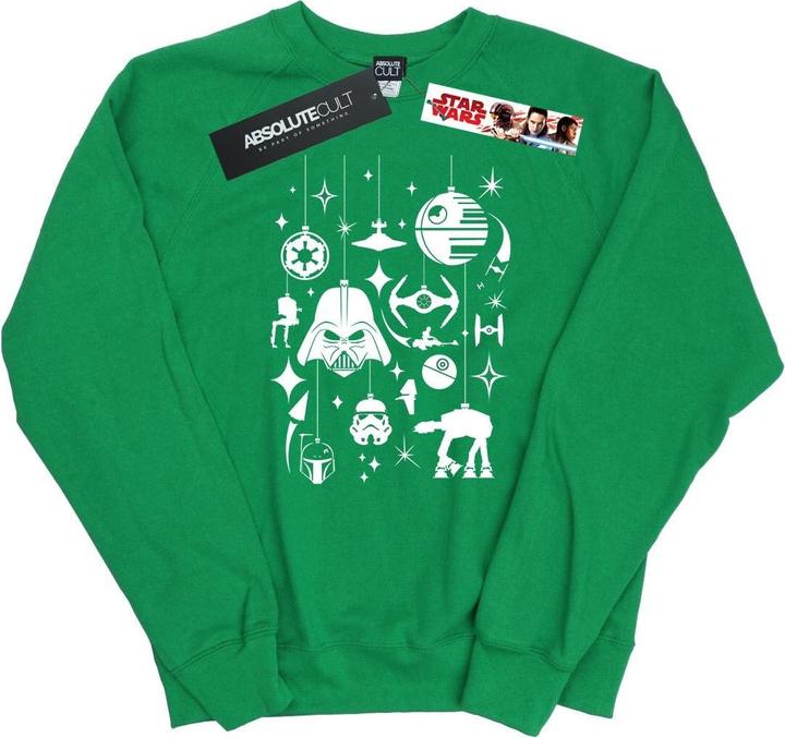 Star Wars Christmas Decorations Sweatshirt (XXL)