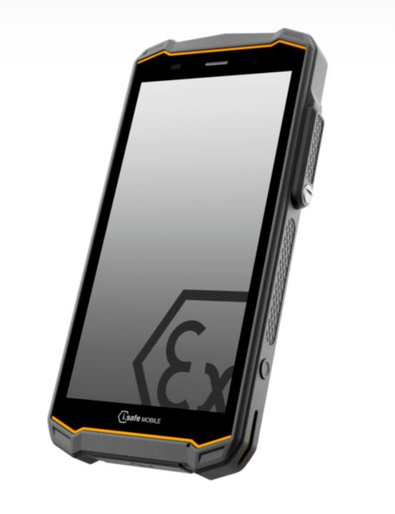 Productafbeelding I.safe Mobile Mobiel IS540.2 ATEX GSM Ex Zone 2 15,2 cm (6,0 inch) Gorilla Glass 3, Met handschoenen te gebruiken (128 GB, Black, 6", Dubbele SIM, 0.00 Mpx, 5G)
