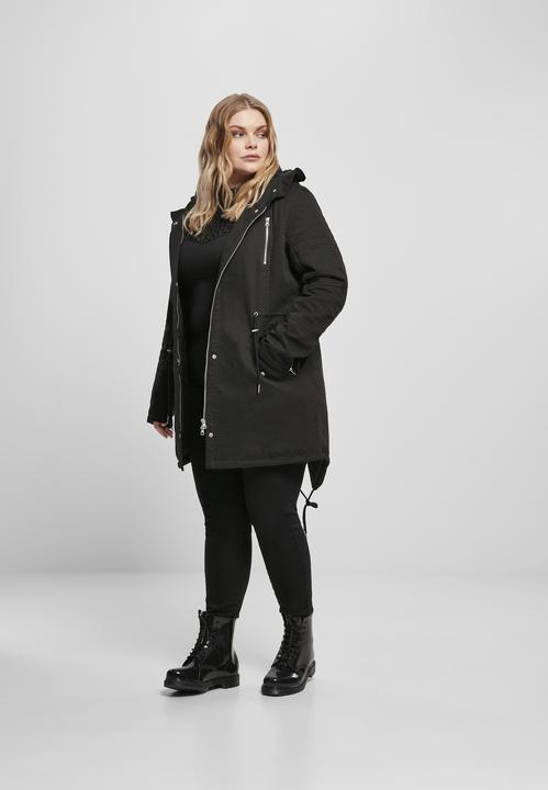Immagine prodotto Urban Classics Parka donna in cotone foderato con sherpa (S)