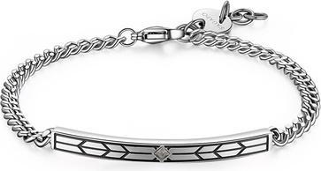 Sagapo S'Agapo Modern Men's Bracelet Made Of Spd13 Steel