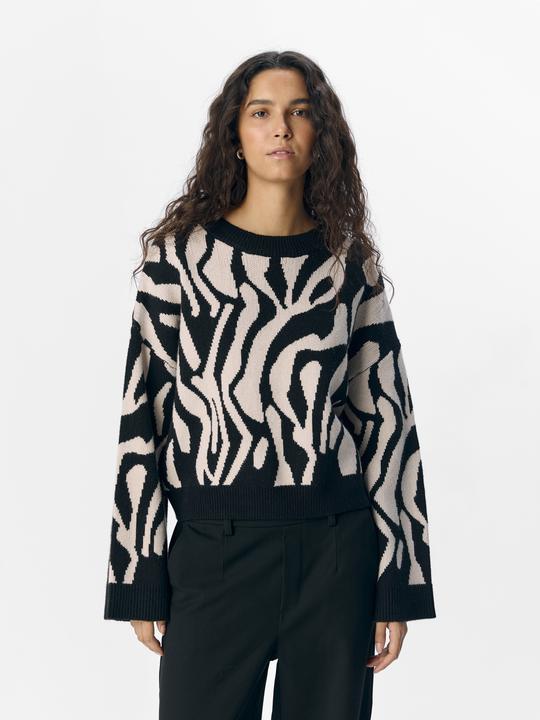 Immagine prodotto Object Gemusterter Strickpullover (S)