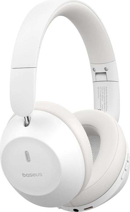 Actual product image Baseus Boss 30 Max Wireless Headphones (white) (NC, 50 h, Wireless)
