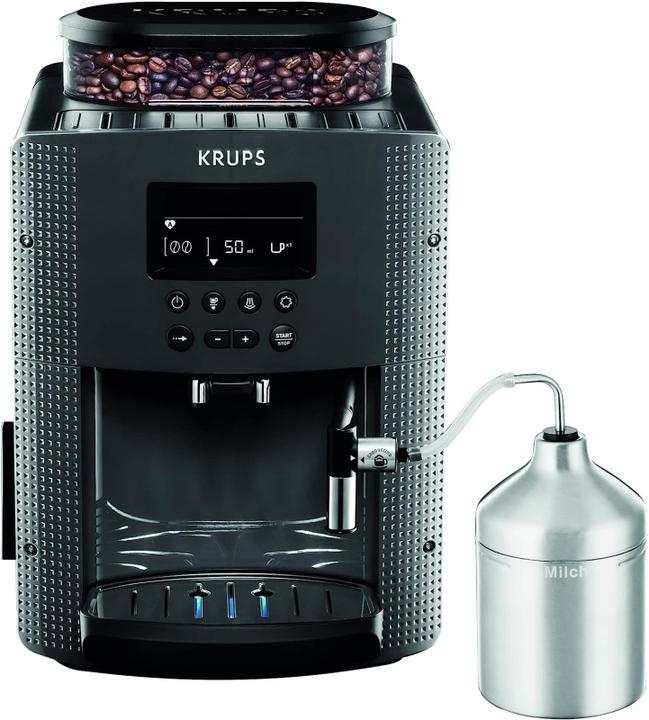Produktbild Krups Essential EA816B70, Espressomaschine, 1,7 l, Kaffeebohnen, Eingebautes Mahlwerk, 1450 W, Schwa