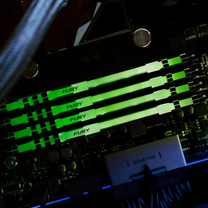 Actual product image Kingston FURY Beast RGB (4 x 8GB, 2666 MHz, DDR4-RAM, DIMM)