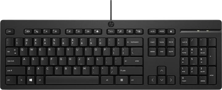 Actual product image HP 125, USB Wired Keyboard, Bulk Qty 12 (DE, Cable)