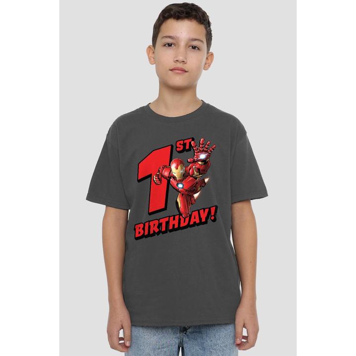 Produktbild Iron Man TShirt 1. Geburtstag (152, 158)