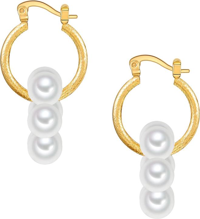 Produktbild Yokoamii Damen Metall Muschelkernperle gelbgold - 30140 (Metall-Legierung)