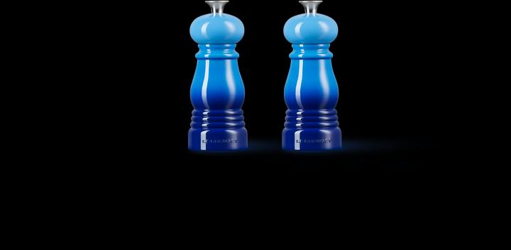 Image du produit Le Creuset Salière & poivrière bleu azur (Poivre, Sel)
