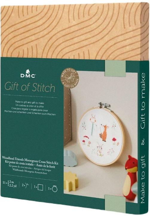 DMC Gift of Stitch embroidery set forest friends