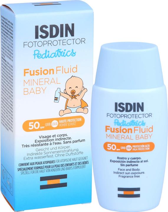 Actual product image Isdin Fotop Pedi Mi Baby50 (Suntan cream, SPF 50, 50 ml)