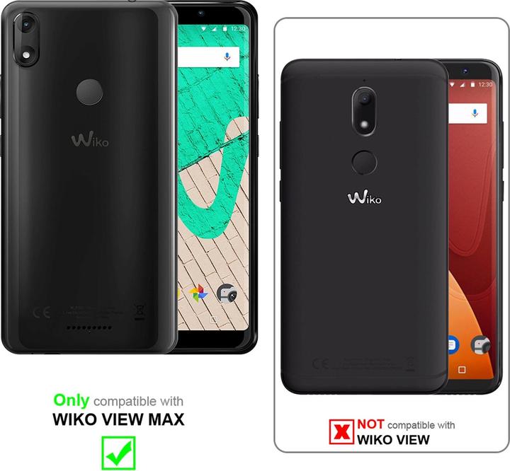 Produktbild Cadorabo Book Jeans Optik Cover (Wiko View Max)