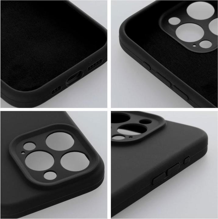 Actual product image OEM Back panel cover Case SILICONE 2mm for IPHONE 11 black (Apple iPhone 11)