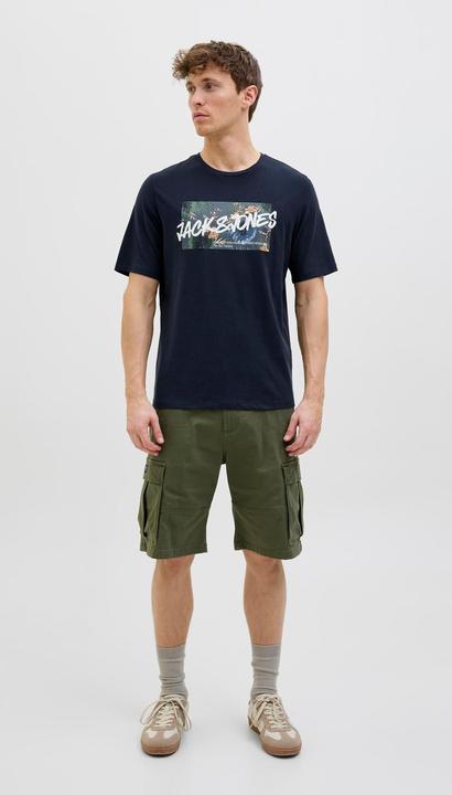 Produktbild Jack & Jones Jjhawaii Shape Tee Ss Crew Neck Ln (XL)