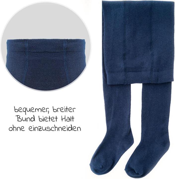 Produktbild La Loona LaLoona Baby-Strumpfhosen Strumpfhose 2er Pack - Marine - (62/68)