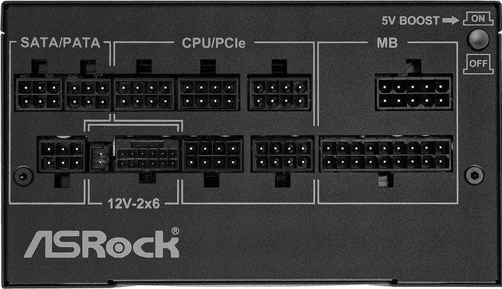 Actual product image AsRock Alimentation ATX Phantom Gaming - 850W (Noir) (850 W)