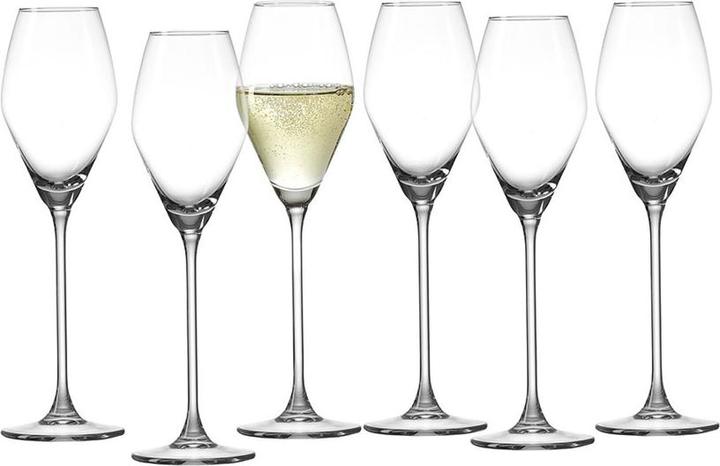 Produktbild Ritzenhoff & Breker Sektglas "SALSA", 0,22 l spülmaschinengeeignet, bauchige Form, Höhe: 220 mm (22 cl, 6 Gläser, Sektgläser)