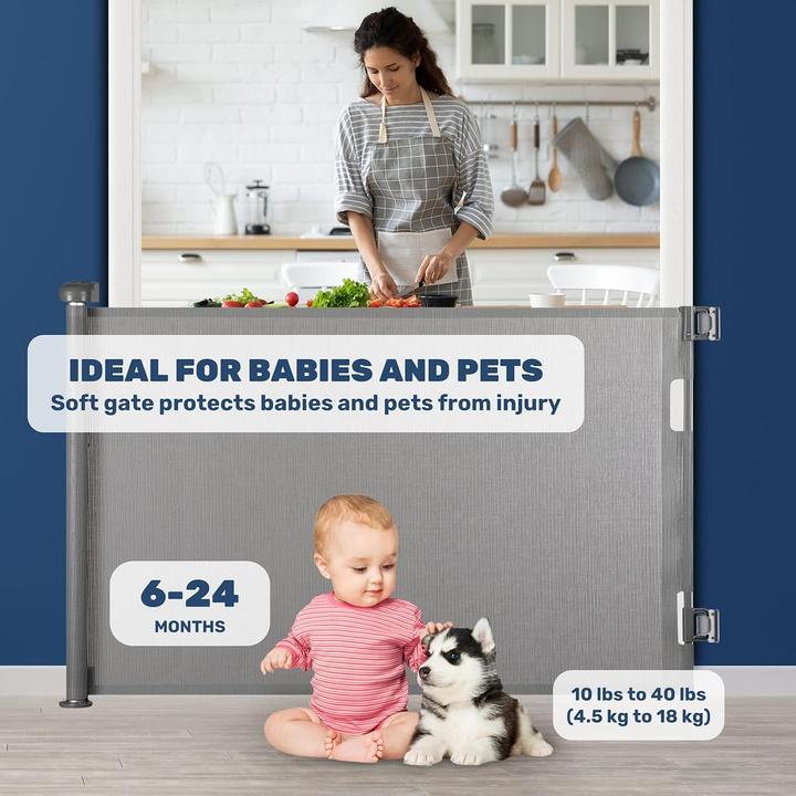 Produktbild HollyHome Treppen- und Türschutzgitter für Babys und Haustiere