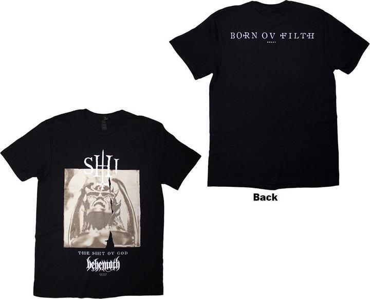 Actual product image Behemoth The Shit Ov God Parchment Back Print (M)