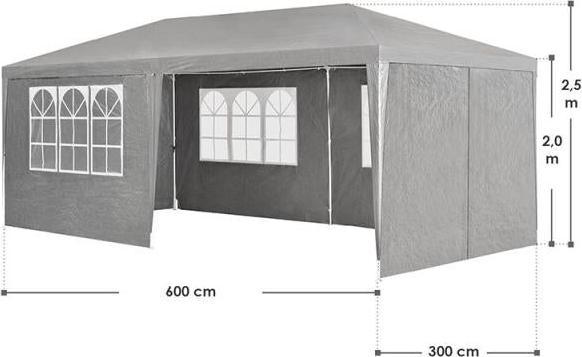 Produktbild Juskys Partyzelt (600 cm, 300 cm)