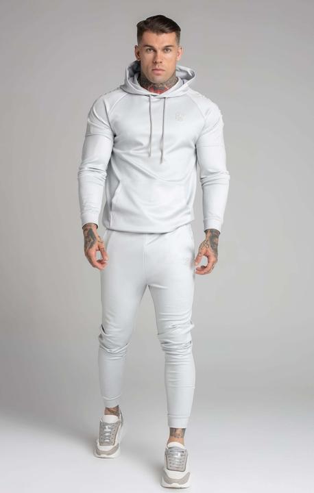 Immagine prodotto Siksilk Pantalone grigio con pannello ricamato e polsino (XXL)