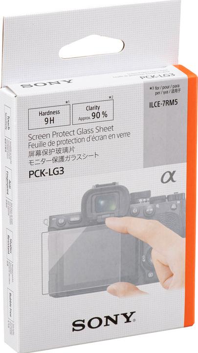 Actual product image Sony PCK-LG3 Glass Display Protector (Screen protector)