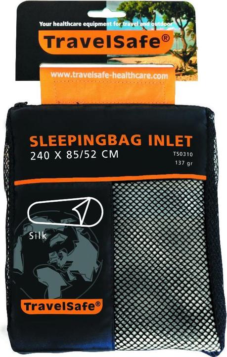 TravelSafe Garniture de sac de couchage en soie - Momie (2.40 m)