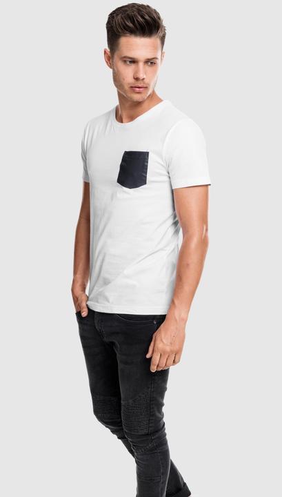 Image du produit Urban Classics Synthetic Leather Pocket Tee (S)